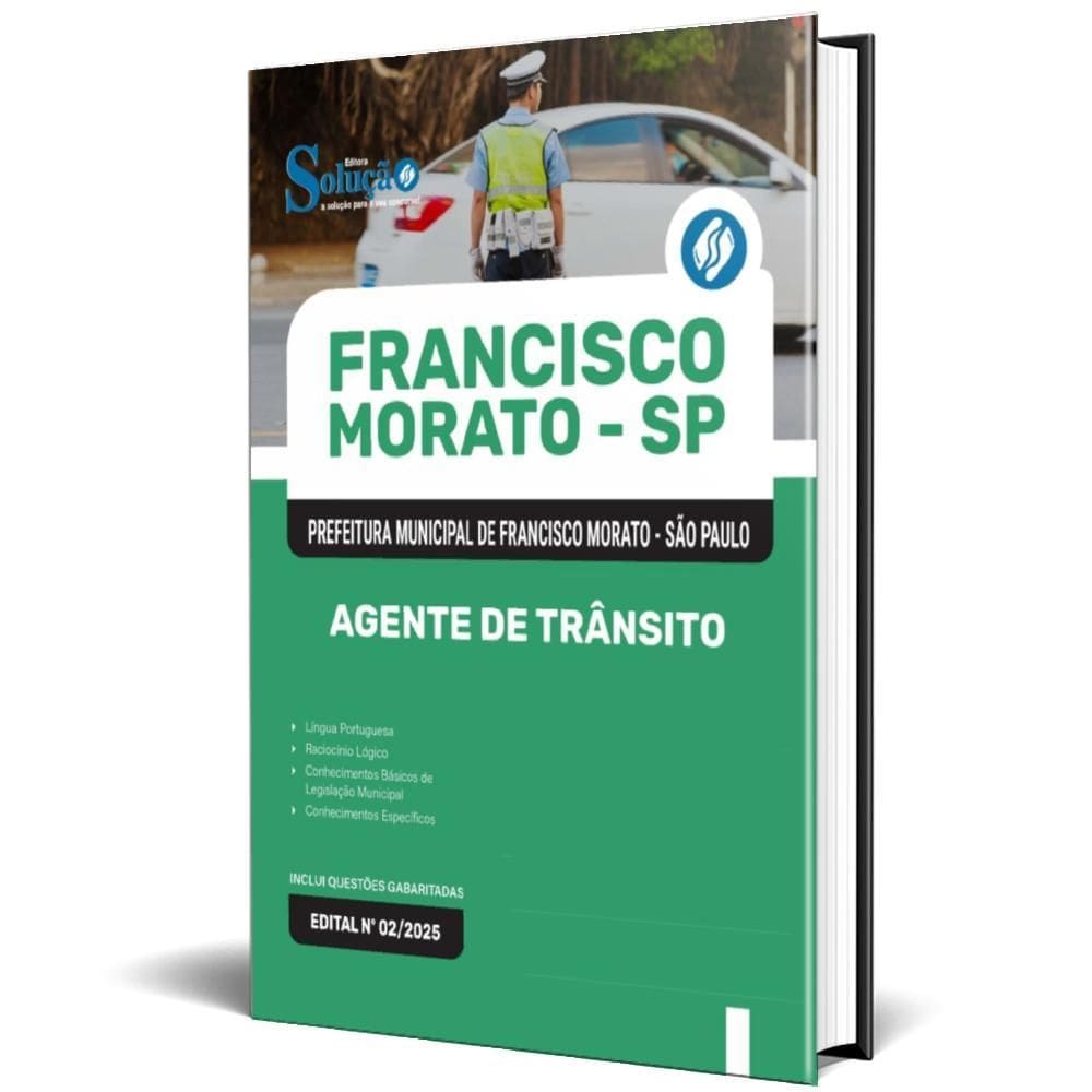 Apostila Prefeitura Francisco Morato Sp 2025 Agente Trânsito