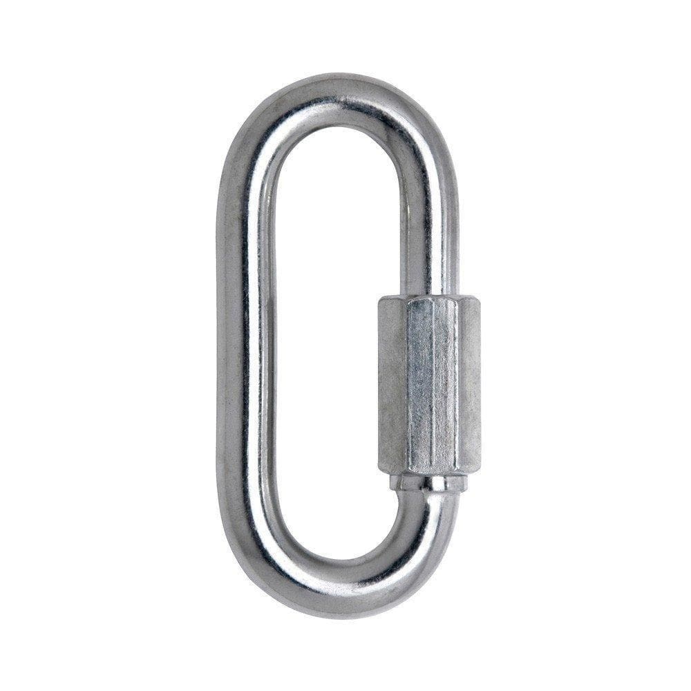 Mosquetão Oval Com Trava Roscada 8Mm