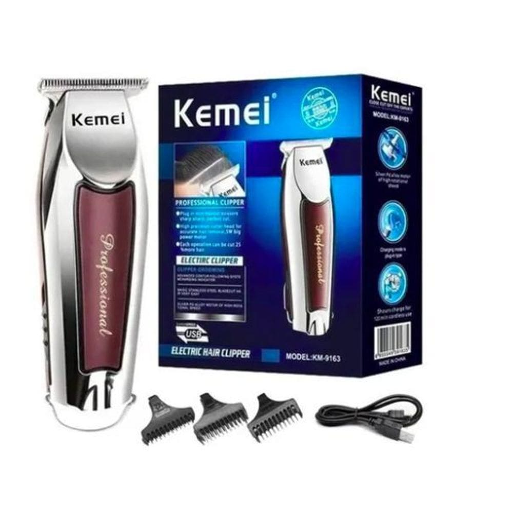 Aparador De Pelo Km9163 Pezinho Acabamento 110/220