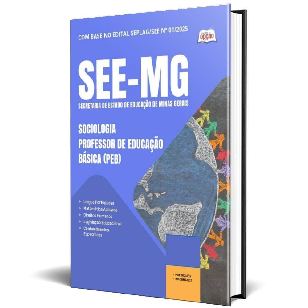 Apostila See Mg 2025 Sociologia Professor Educação Básica