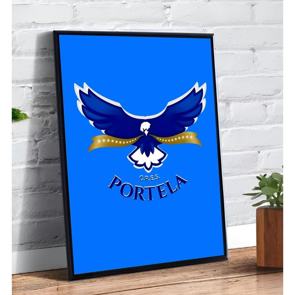 Placa/Quadro Decorativo Portela 40X60Cm Ps 2Mm