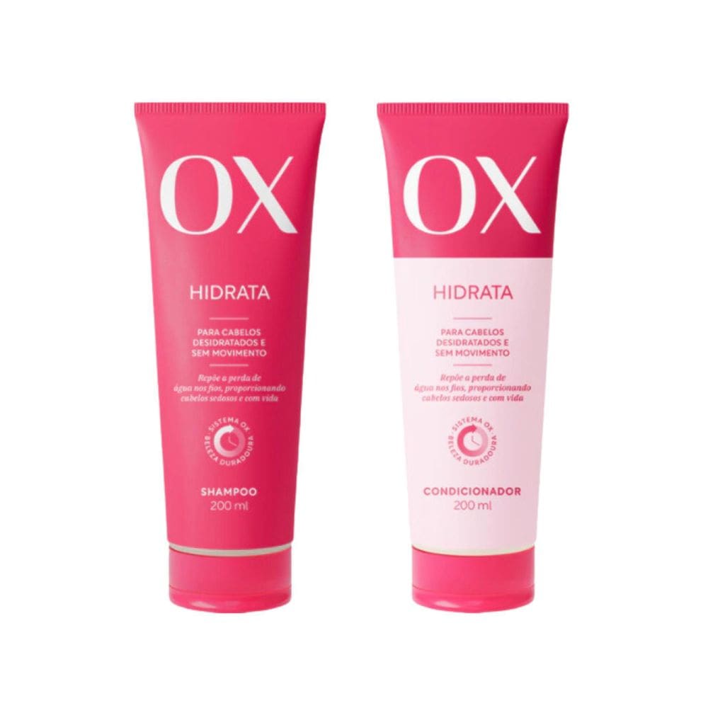 Kit Ox Hidrata Condicionador 200Ml+Shampoo 200Ml
