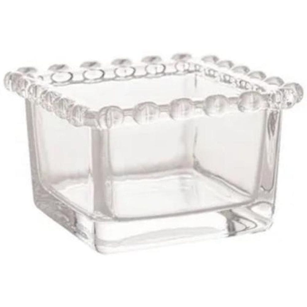 Kit 2 Bowls Corações Para Petiscos Sobremesa Cristal