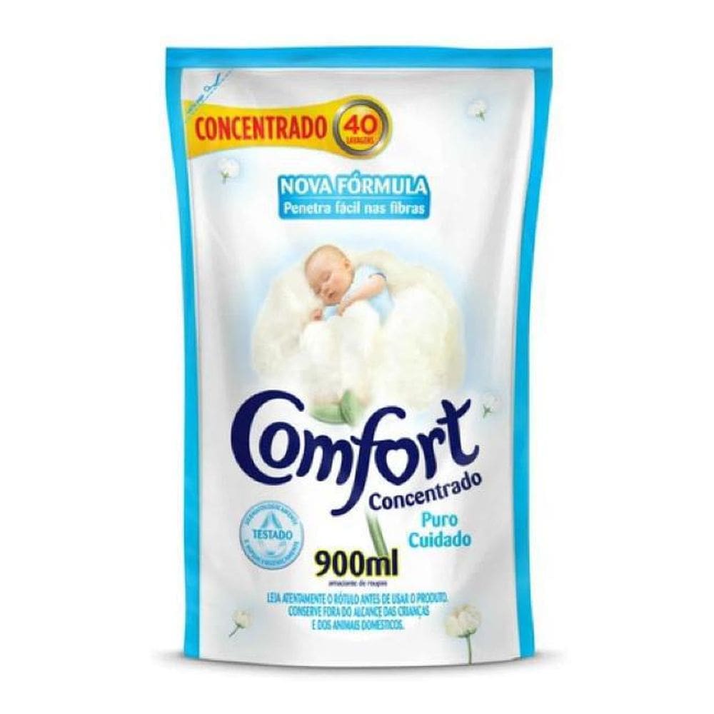 Amaciante Concentrado Comfort Puro Cuidado 900 Ml