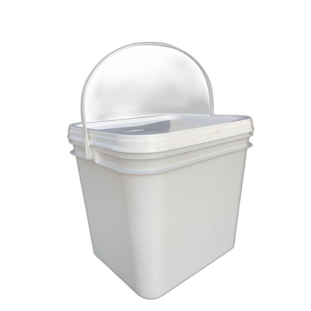 Balde  De 3.6L Retang Com Tampa Lacre25Un