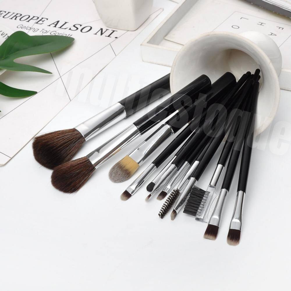 Kit De 12 Pincéis De Maquiagem - Completo E Prático