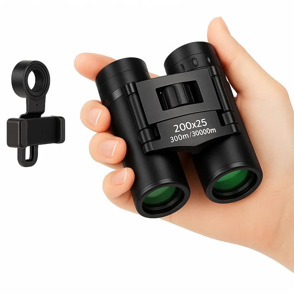 Binóculo De Longo Alcance 200X25 Com Suporte Celular