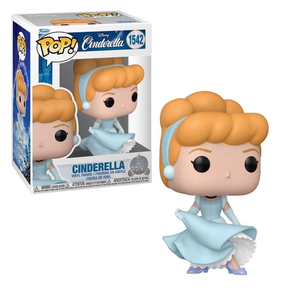 Boneco Funko Pop Disney Cinderela 75 Anos - Cinderela