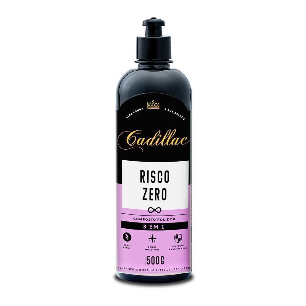 Composto Polidor 3 Em 1 All In One Risco Zero 500G Cadillac