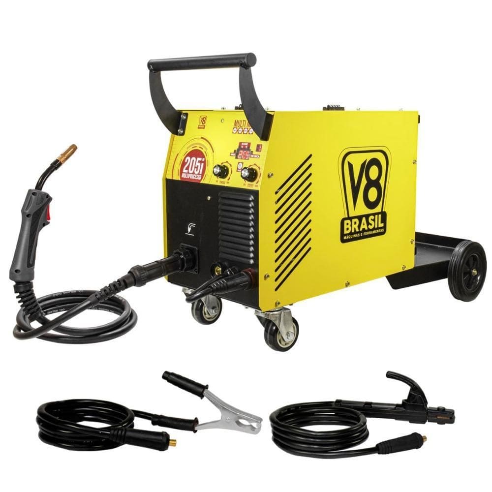 Inversora De Solda Multiprocesso 205A - V8 Brasil  220V
