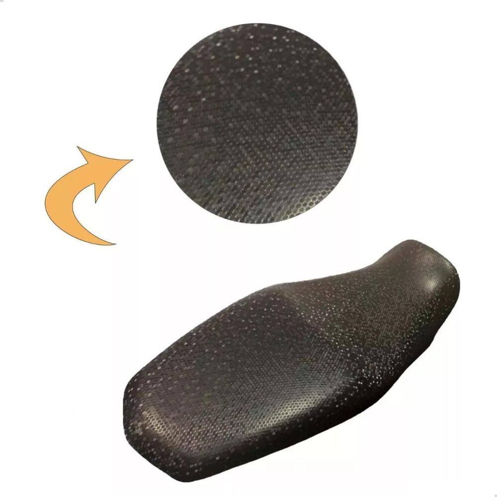 Capa De Banco 125 Fan/ Titan150 / Mix 09/13 Fibra De Carbono