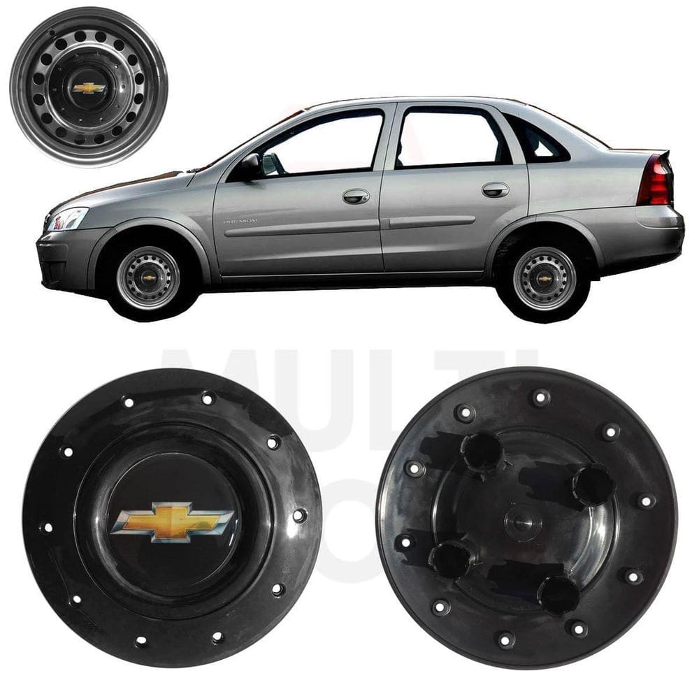 1X Calota Centro Roda Aro 14 Gm Corsa Sedan 2002 A 2012