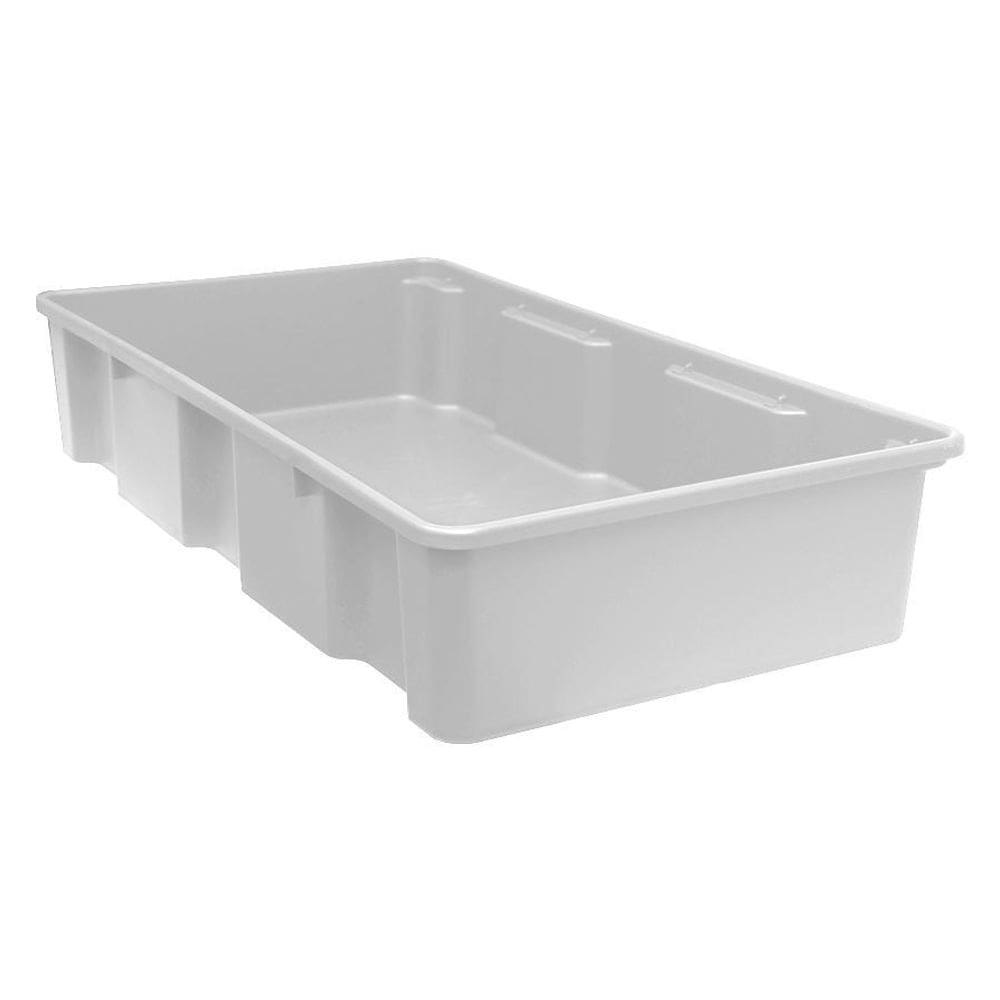 Caixa Organizadora Multiuso Longa 32 L Retangular Branca