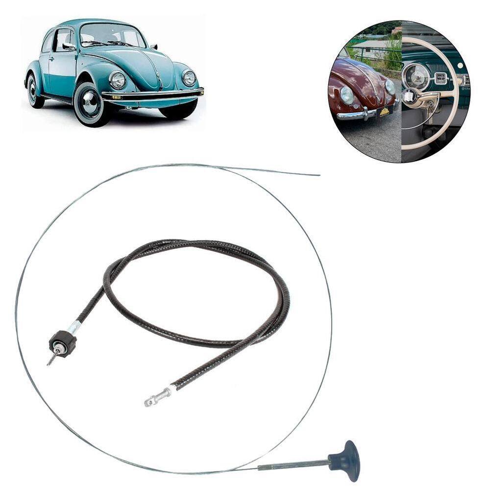 Kit Cabo Velocímetro E Capô Fusca Todos C/Botão
