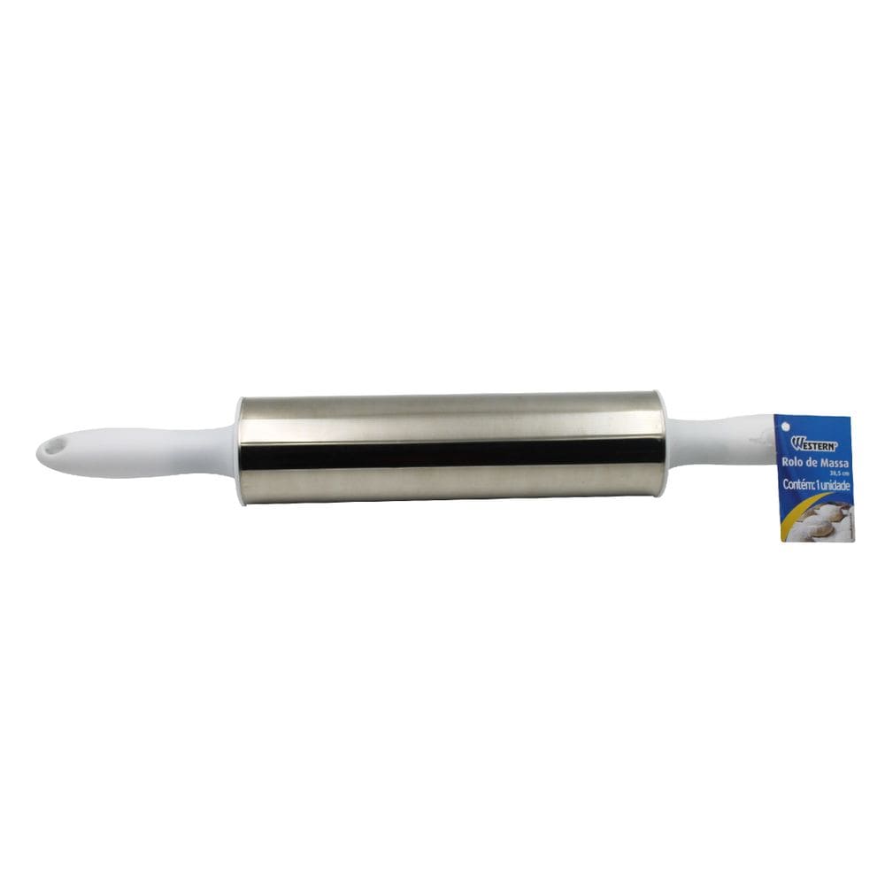 Rolo Inox Para Massa Cilindro Padaria Pizzaria Western
