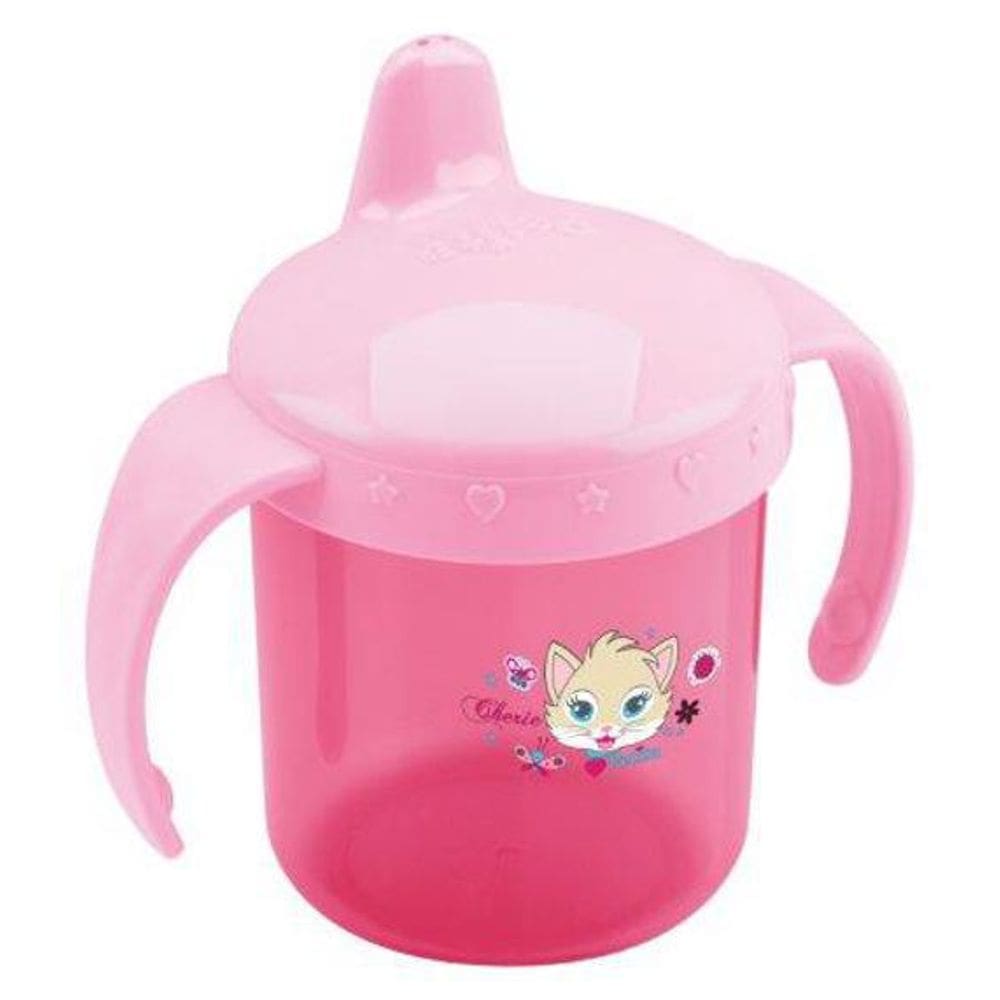 Caneca Com Alça Chérie 200Ml - Rosa