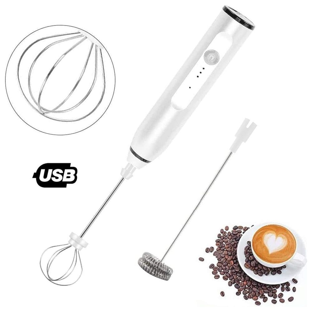 Mixer De Bebidas Mini Batedeira Elétrico Inox Leite Café