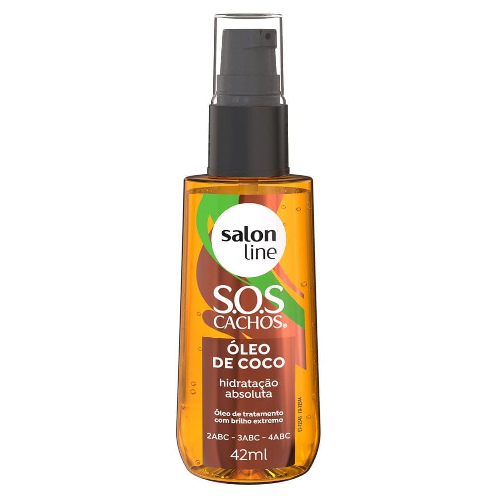 Óleo Capilar Salon Line S.O.S Cachos Coco Hidratação Absoluta 42ml