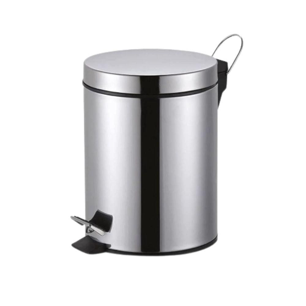 Lixeira Inox Com Pedal 5 Litros