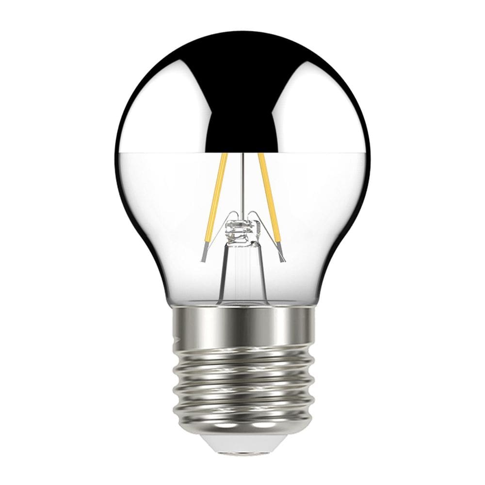 Lâmpada Led Taschibra Filamento Defletor Espelhada Globo G45