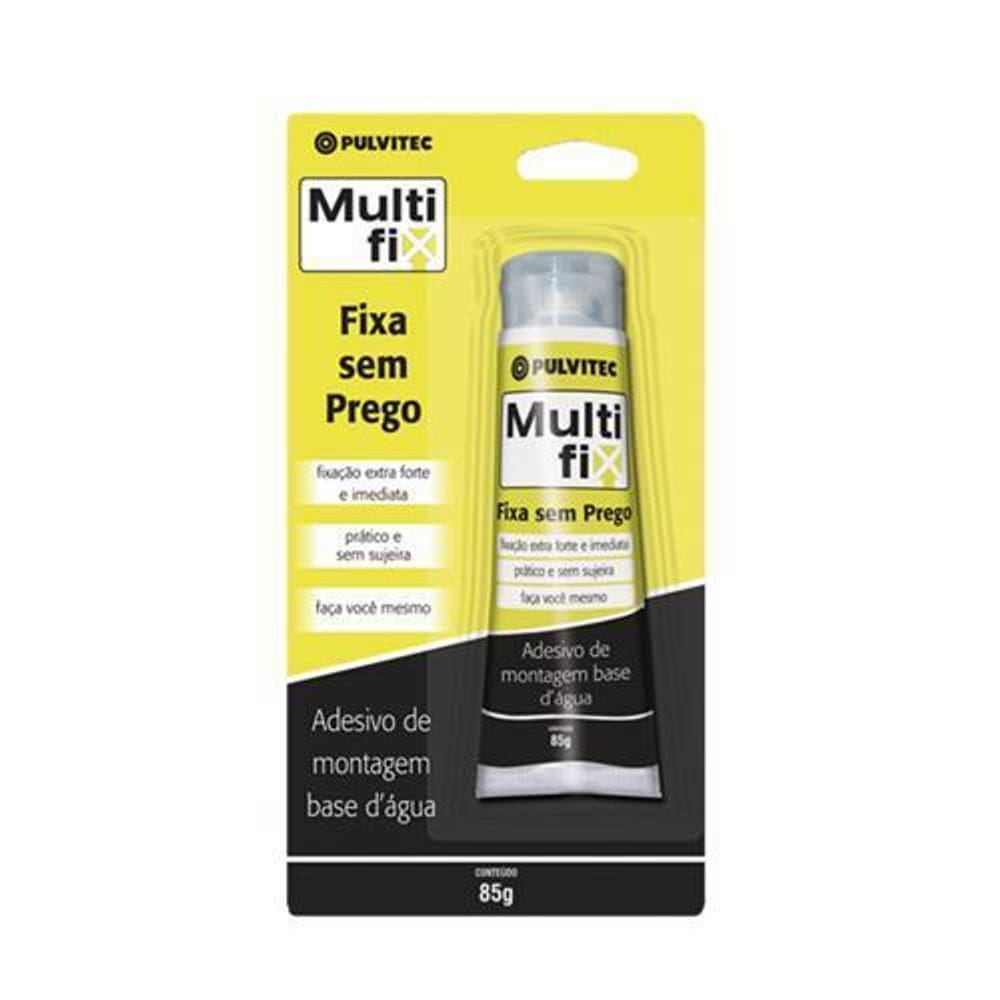 Adesivo Extra Forte Multifix Fixa Sem Prego 85G - Pulvitec