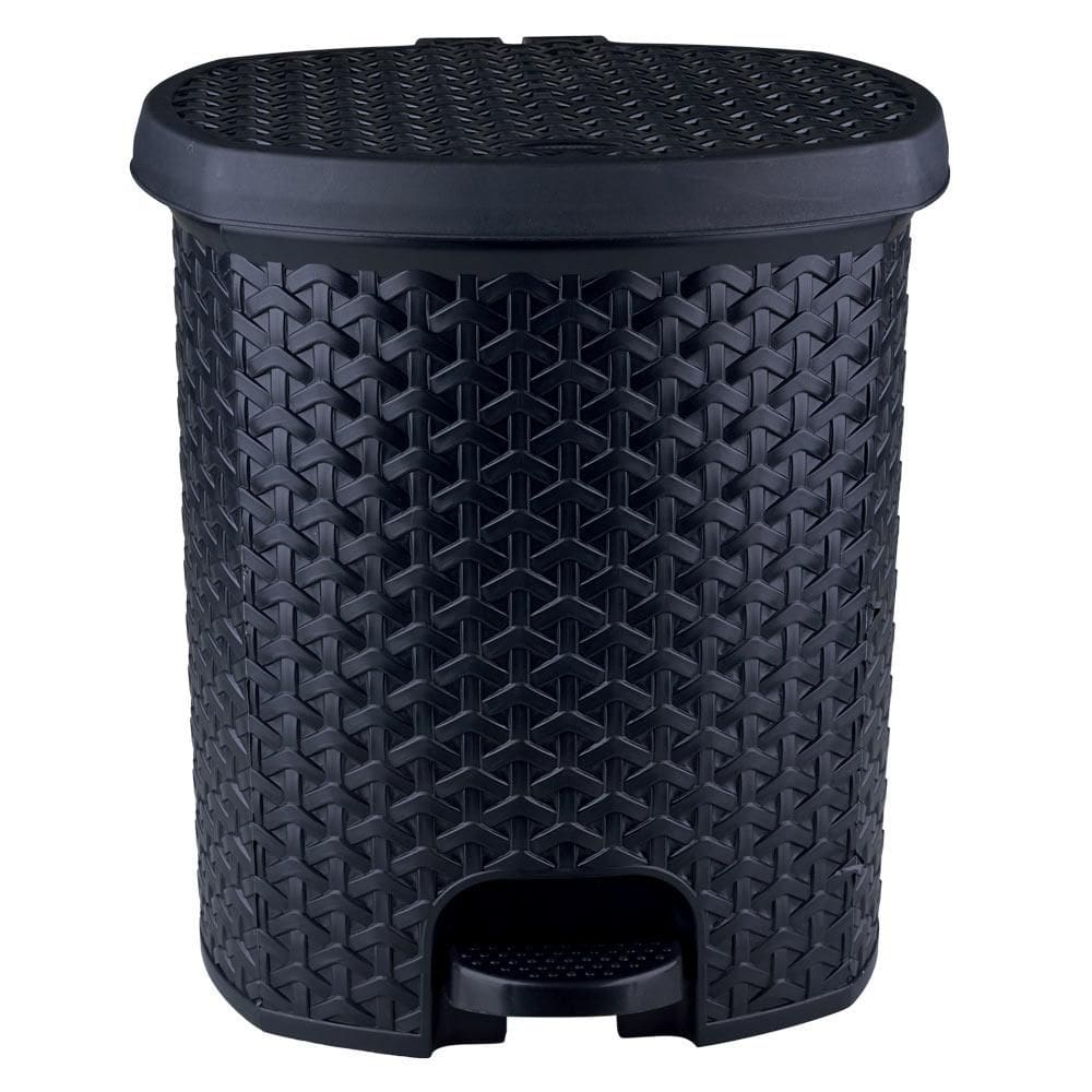 Lixeira com Pedal Ratan 15L Plasnorthon Preto