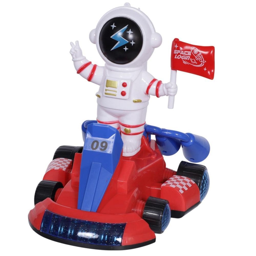 Brinquedo Space Car Astronauta Robô Carrinho Luz E Som