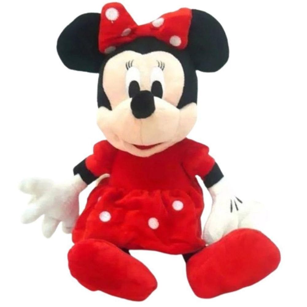 Minnie De Pelúcia Disney Escolha O Tamanho Perfeito - 30Cm