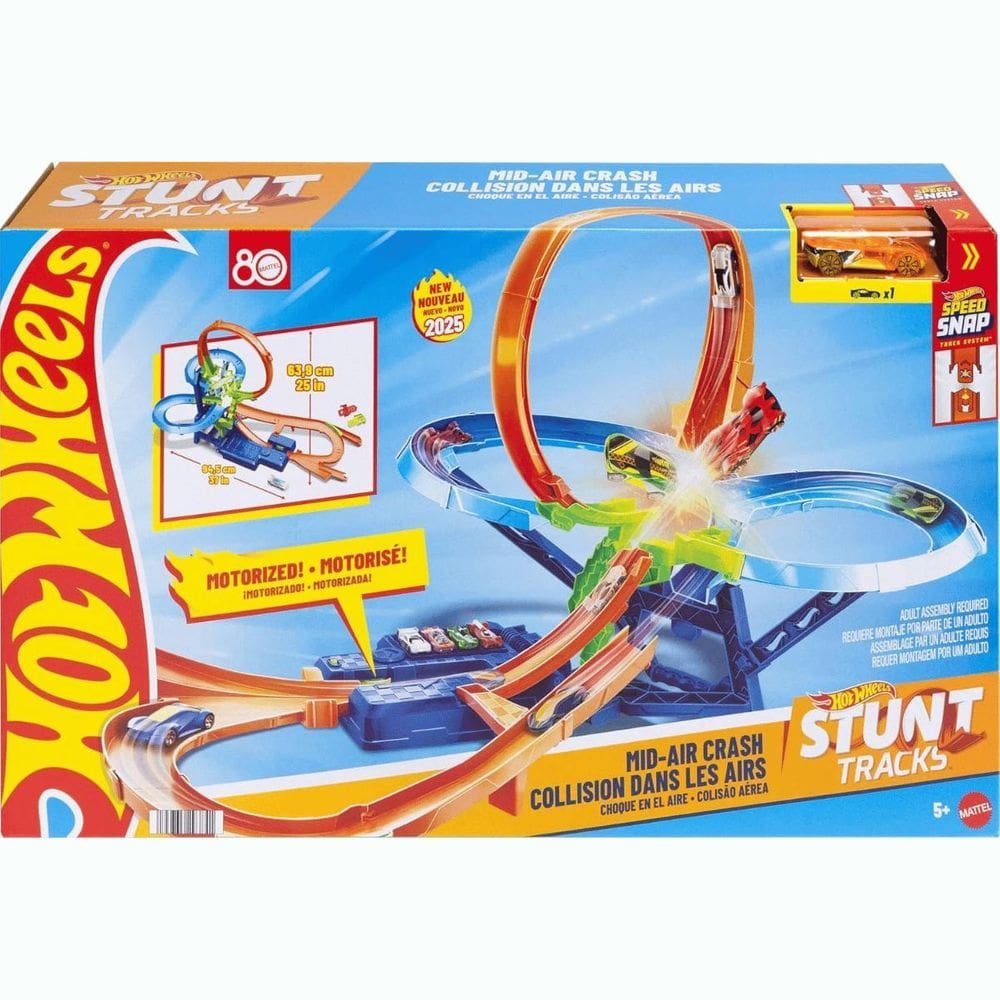 Hot Wheels Action Pista Choque Multi Aéreo Jfd12 5+ Mattel
