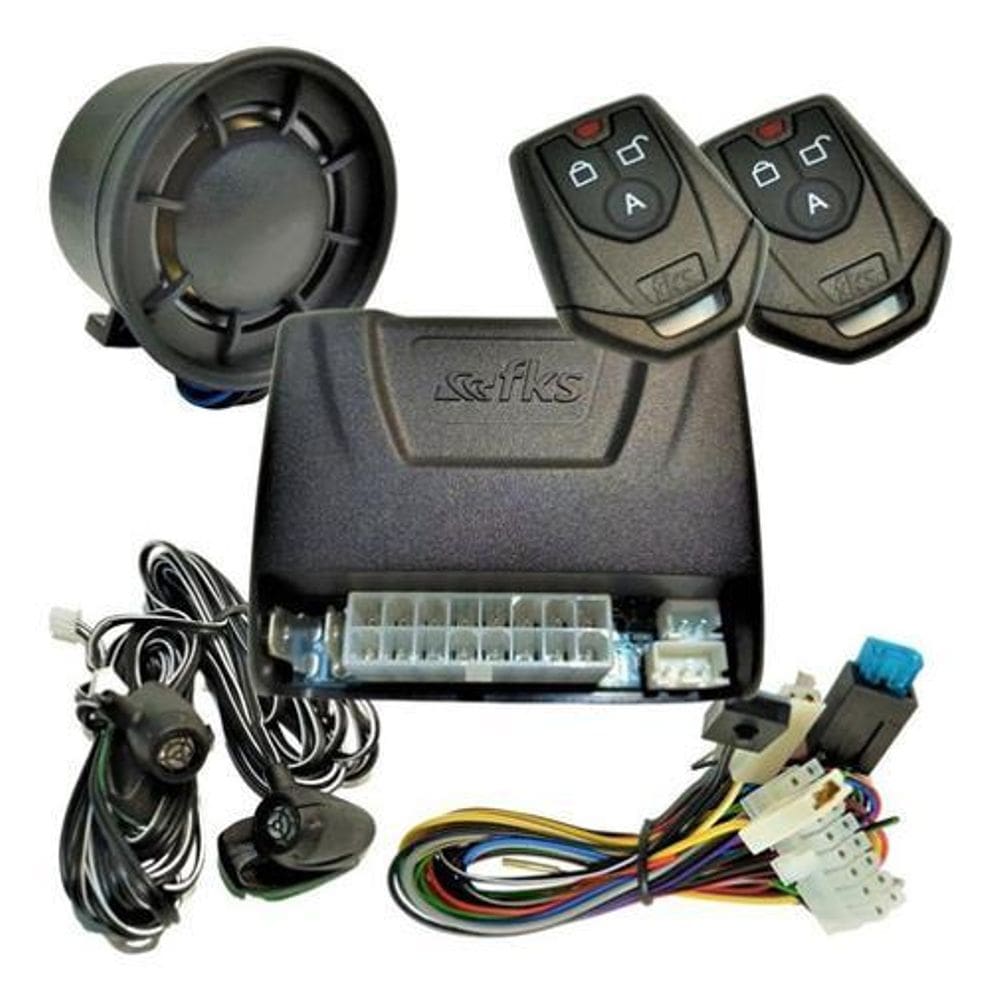 Alarme Automotivo Anti Roubo Bloqueio Motor Fiat 2 Controles