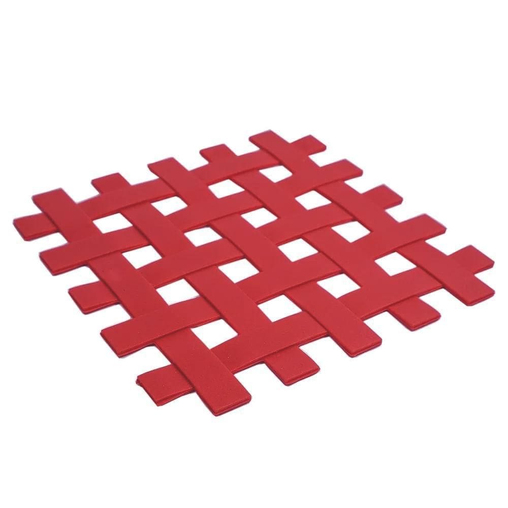 Descanso De Panela Em Silicone Kenya Vermelho