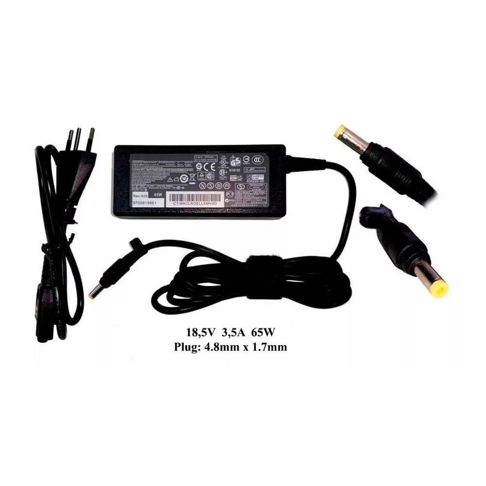Fonte Carregador Nbc Compatível Para Compaq 510 De 65W Plug Amarelo Co1512