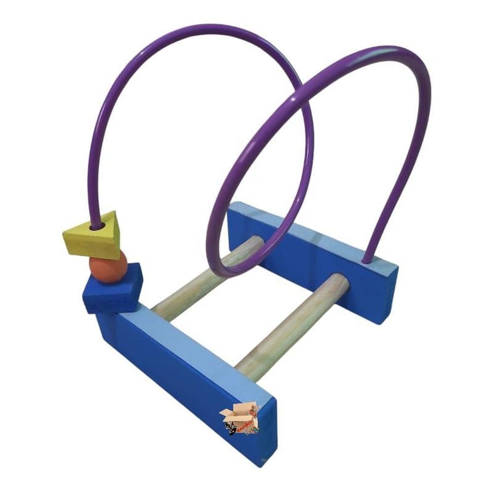 Brinquedo Pedagógico Madeira Aramado Bebês Montanha Russa