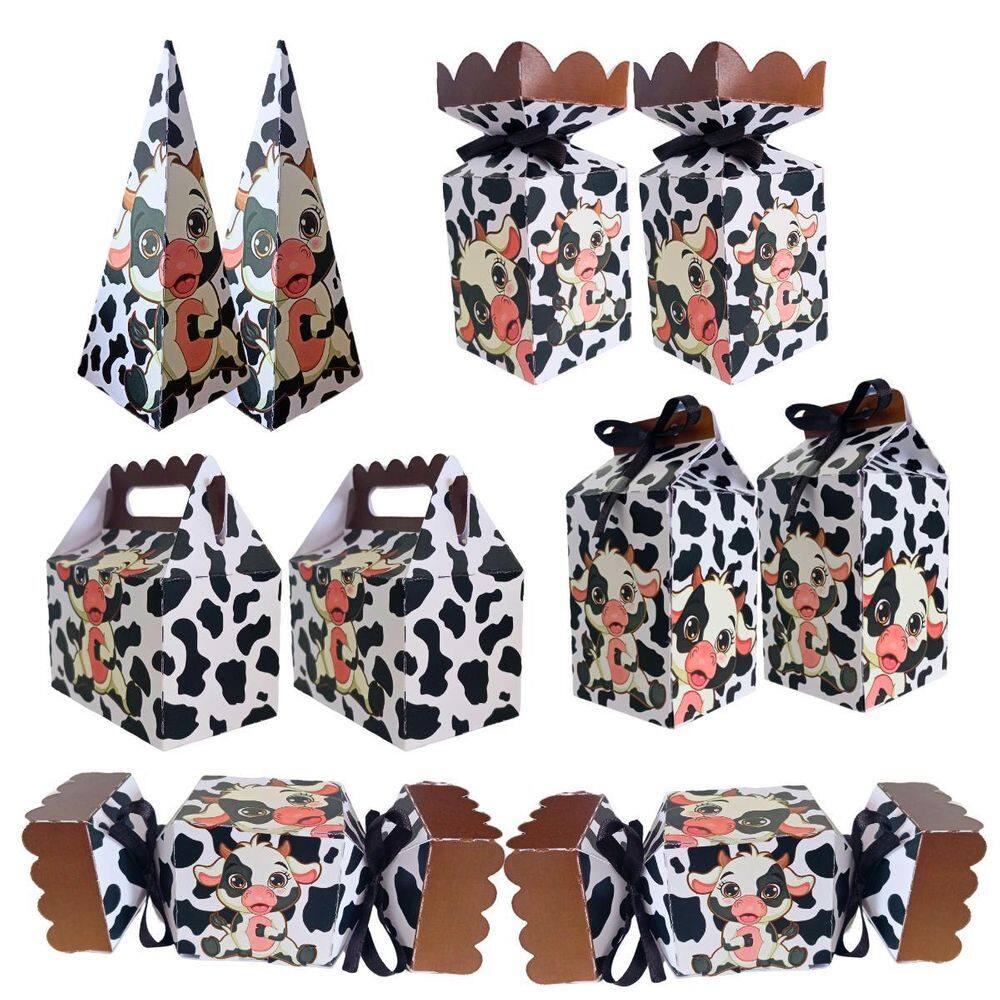 Kit Festa Caixinhas Aniversario Vaquinha Fazendinha - Menino