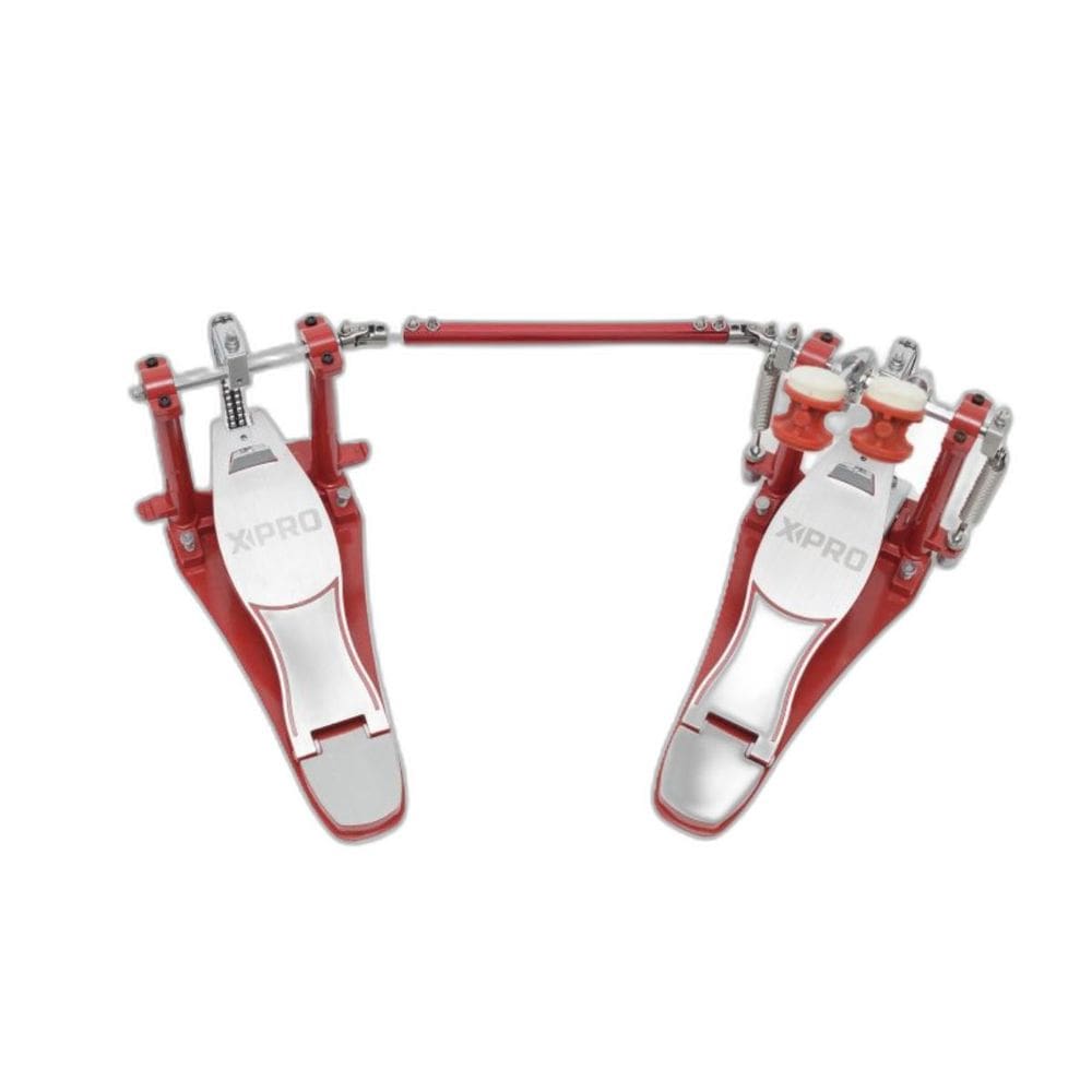 Pedal De Bateria Duplo C Ibanez Pd Action Vermelho