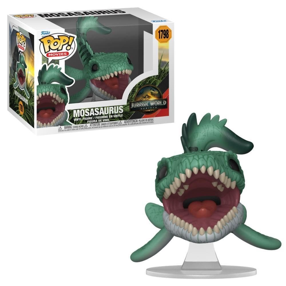 Boneco Funko Pop Jurassic World Recomeço - Mosassauro