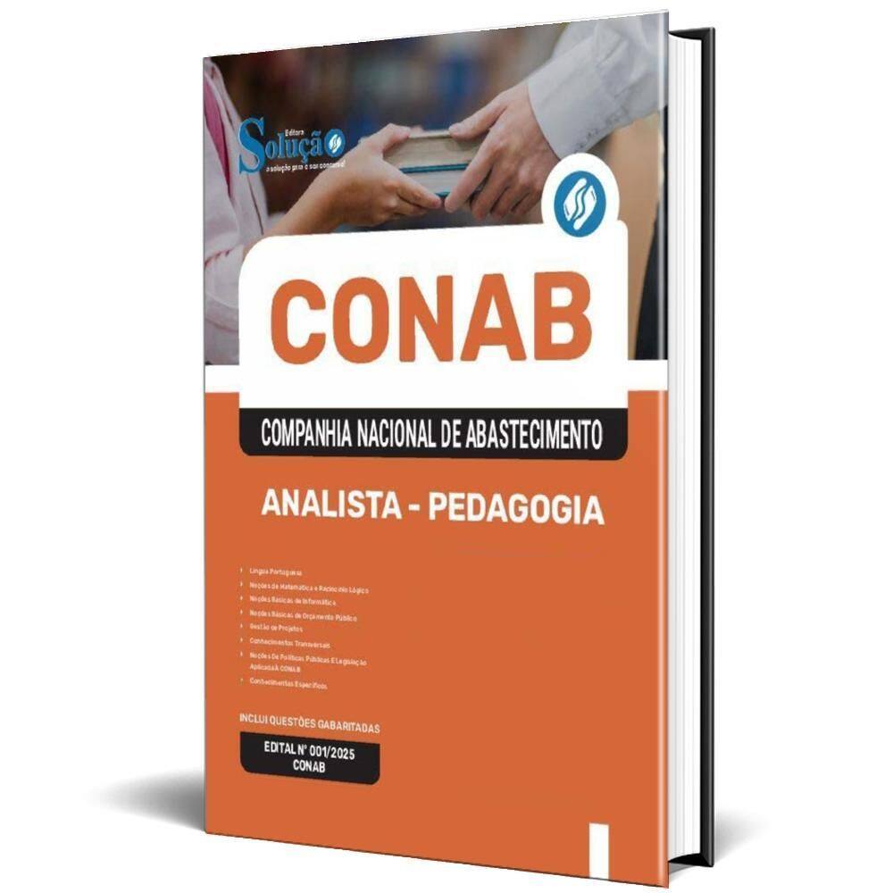 Apostila Concurso Conab 2025 - Analista - Pedagogia