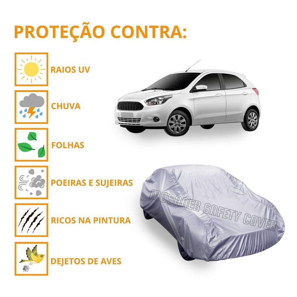 Capa Cobrir Carro Novo Ford Ka Proteção Qualidade