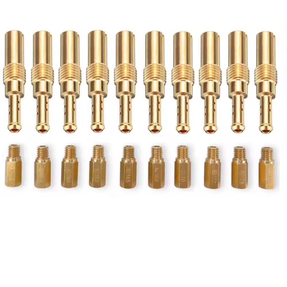 20 Peças Bicos Carburador Moto Jet Vice Pwk Pwm Pe Fcr-Max