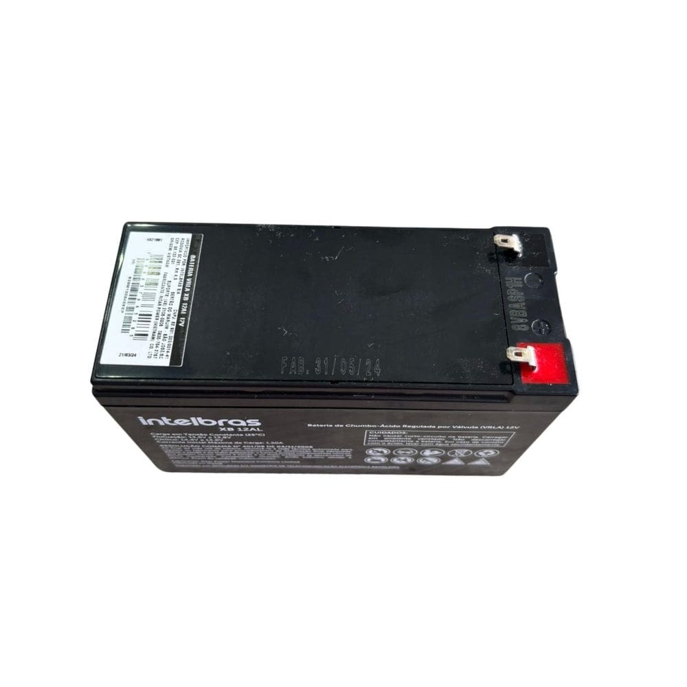 Bateria Vrla 12V Xb 12Al Para Alarme Intelbras