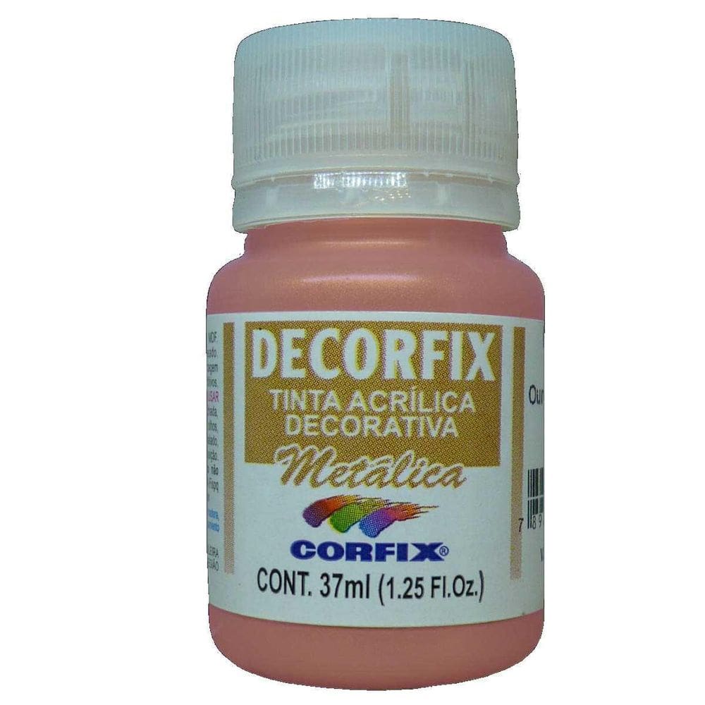 Tinta Decorfix Metalica 390 Rosa 37Ml
