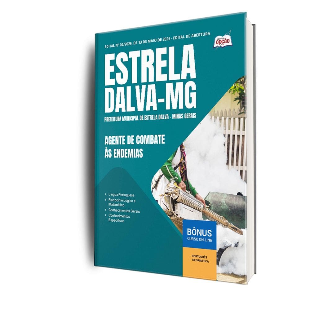 Apostila Prefeitura Estrela Dalva Mg 2025 Agente Combate Às