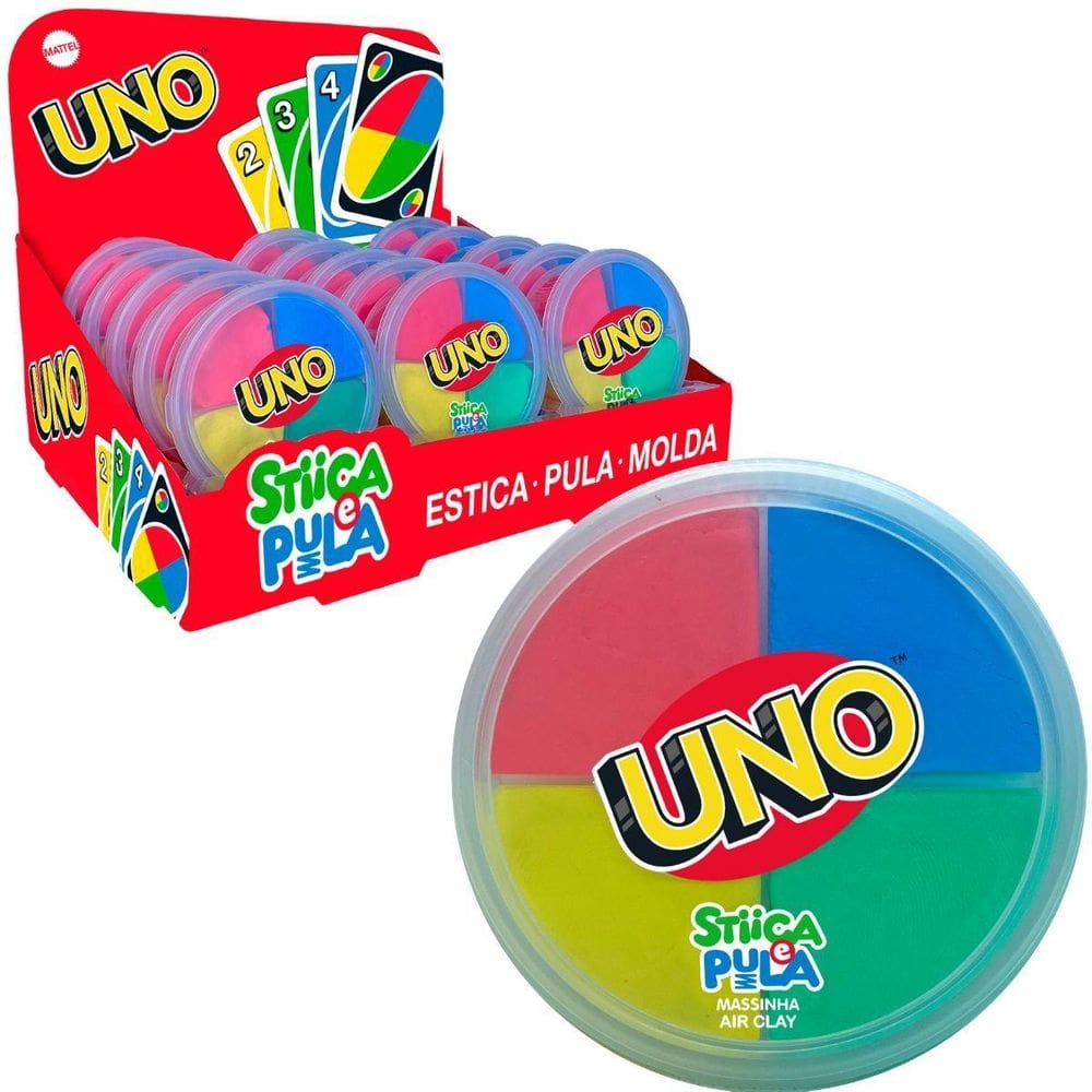Stiica E Pula Massinha Air Clay 20G Uno - Doce Brinquedo