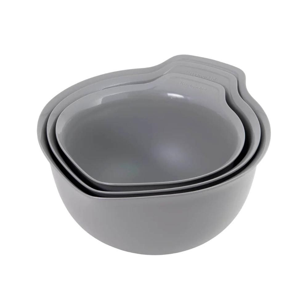 Conjunto Bowls 3 Tigelas Multiuso Cozinha Cinza KitchenAid