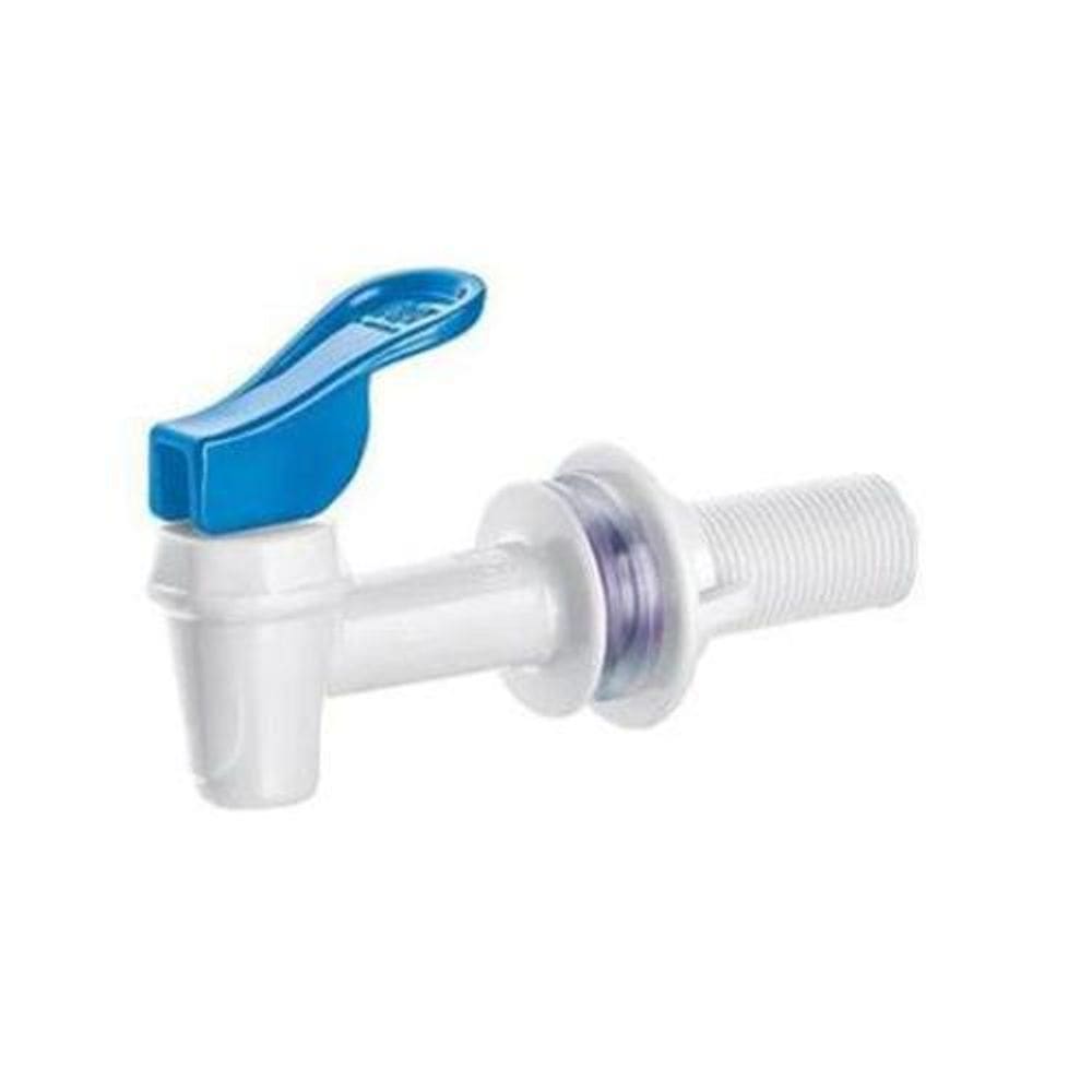 Torneira Plast Para Bebedouro Azul/Bco - Santa Edwiges