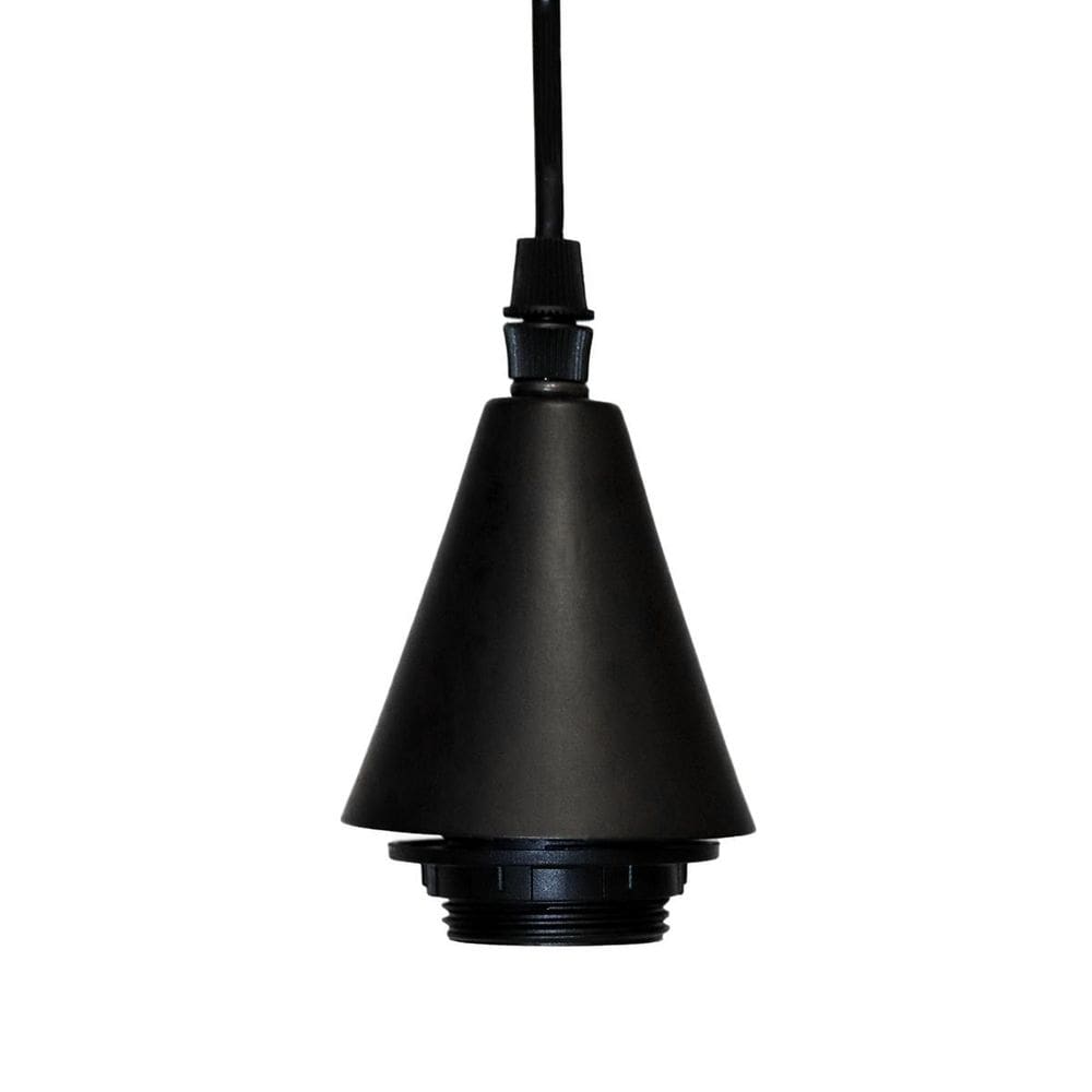Conjunto Para Pendente Kit Base + Soquete E27 Bivolt Preto