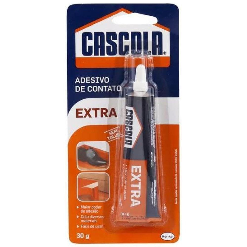 Cola De Contato Sapateiro Colar Tênis Sapato Cascola 30G