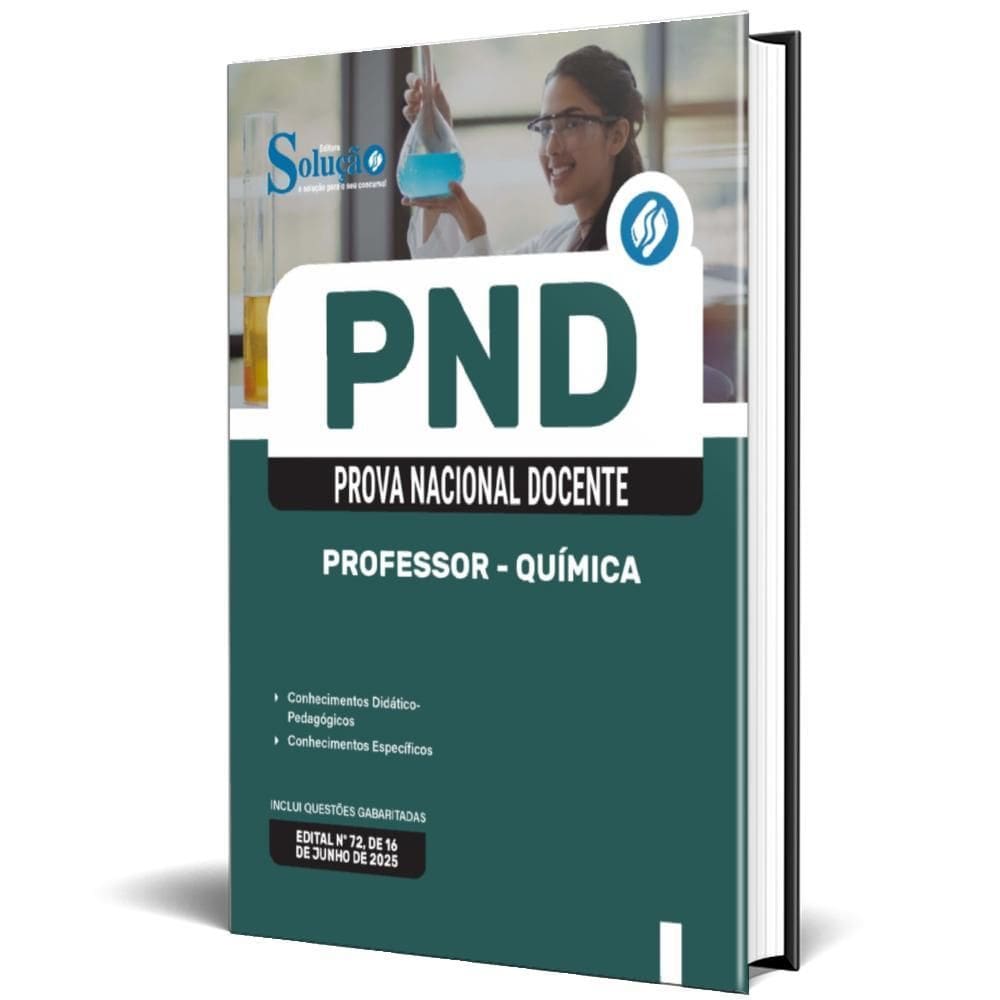Apostila Pnd  Cnu Professores  2025 Professor Química