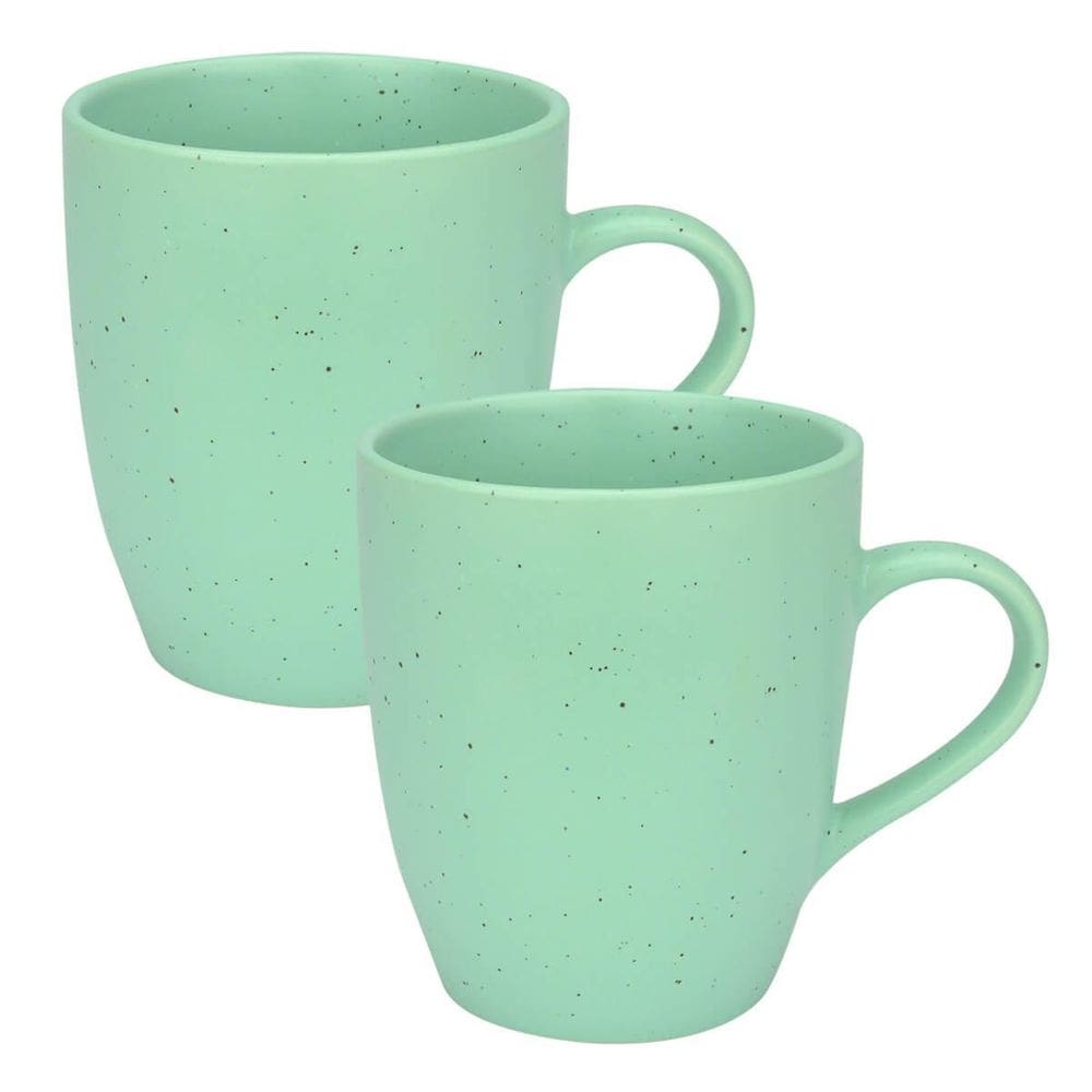 Kit 2 Canecas Xícaras De Cerâmica Chá Café Artisan 330Ml