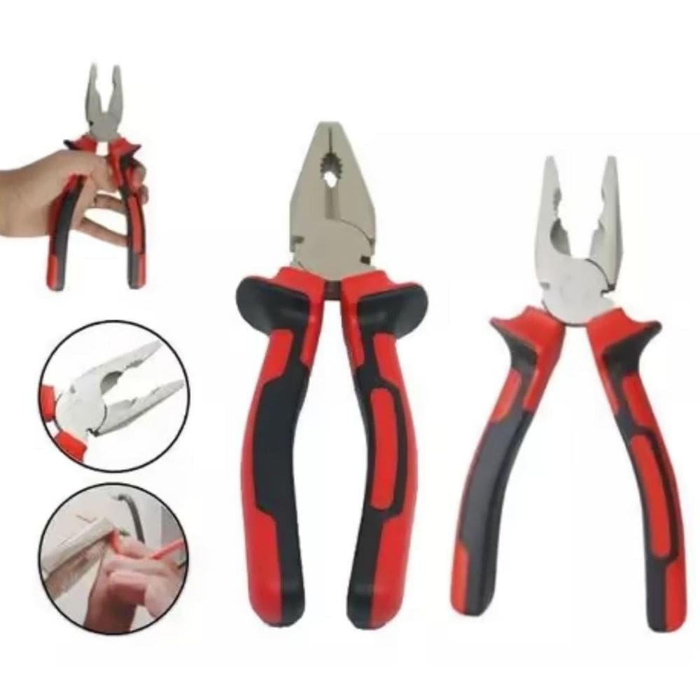 Alicate Eletricista 8 Polegadas, Grande E Garantia Qualidade